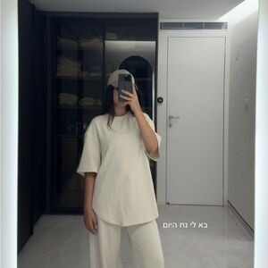 Women's Cream Track Pants & Joggers